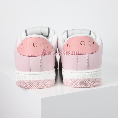 Gucci Wmns Screener White Pink Sneaker White/Pink 677423 HVKI0 9090 Replicas Shoes