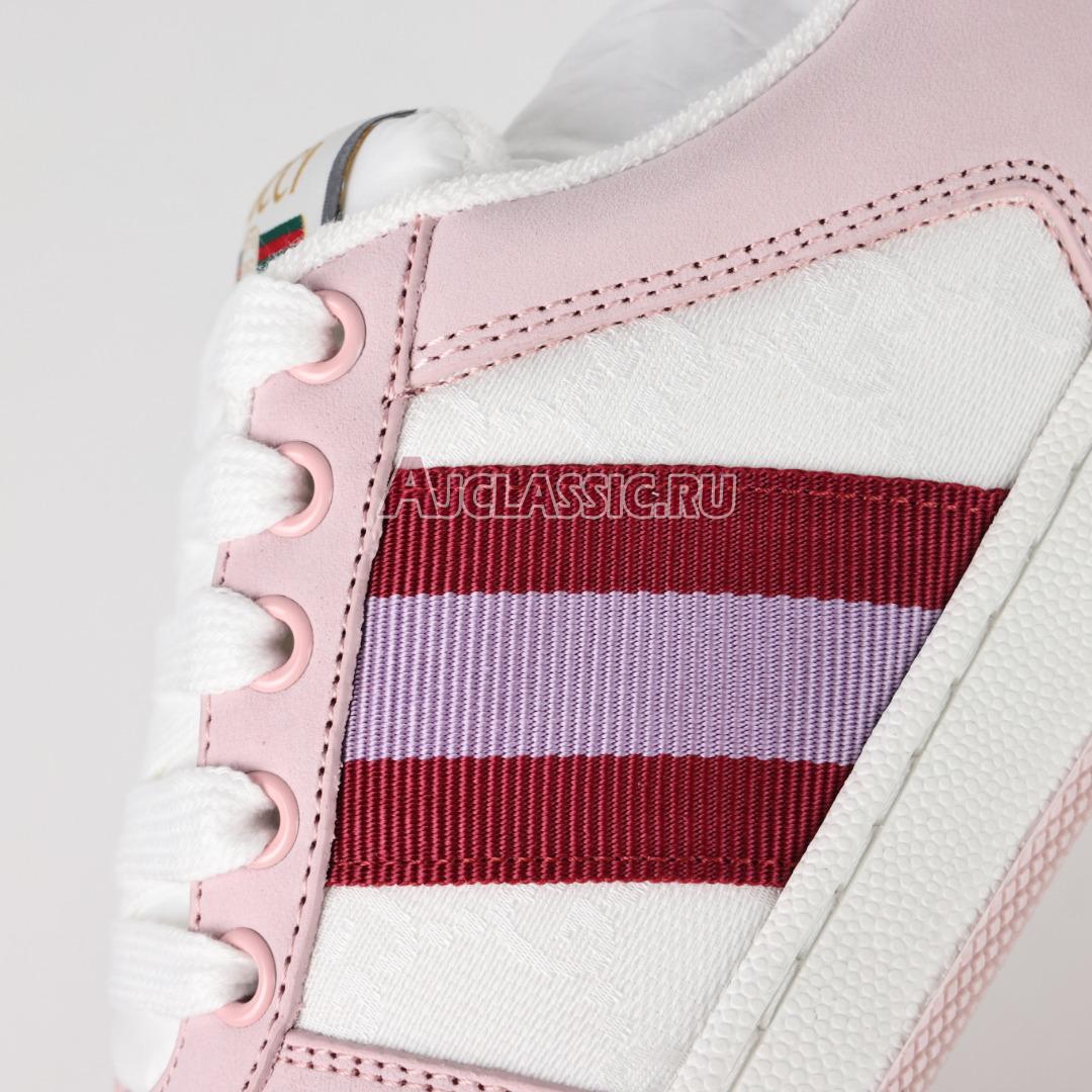 Gucci Wmns Screener "White Pink" Sneaker 677423 HVKI0 9090