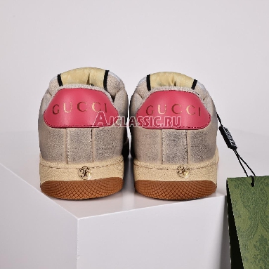 Gucci Wmns Screener Distressed Grey Pink Sneaker Grey/Pink 546551 9Y920 9666_2 Replicas Shoes