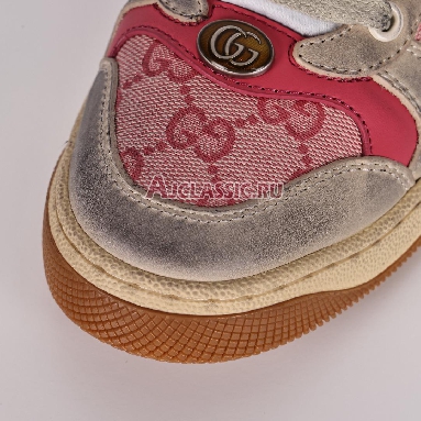 Gucci Wmns Screener Distressed Grey Pink Sneaker Grey/Pink 546551 9Y920 9666_2 Replicas Shoes