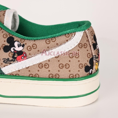 Disney x Gucci Tennis 1977 Mickey Mouse Sneaker Beige/Ebony/Green/Red 606111 H0T10 8530 Replicas Shoes