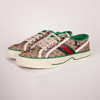 Disney x Gucci Tennis 1977 Mickey Mouse Sneaker Beige/Ebony/Green/Red 606111 H0T10 8530 Replicas Shoes