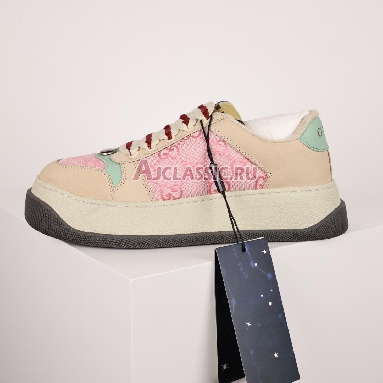 Gucci Screener GG Monogram - Beige Pink Wmns Sneaker Pink/Beige 750633 FAB4C 5644 Replicas Shoes