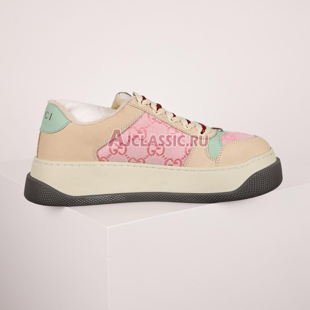 Gucci Screener "GG Monogram - Beige Pink" Wmns Sneaker 750633 FAB4C 5644