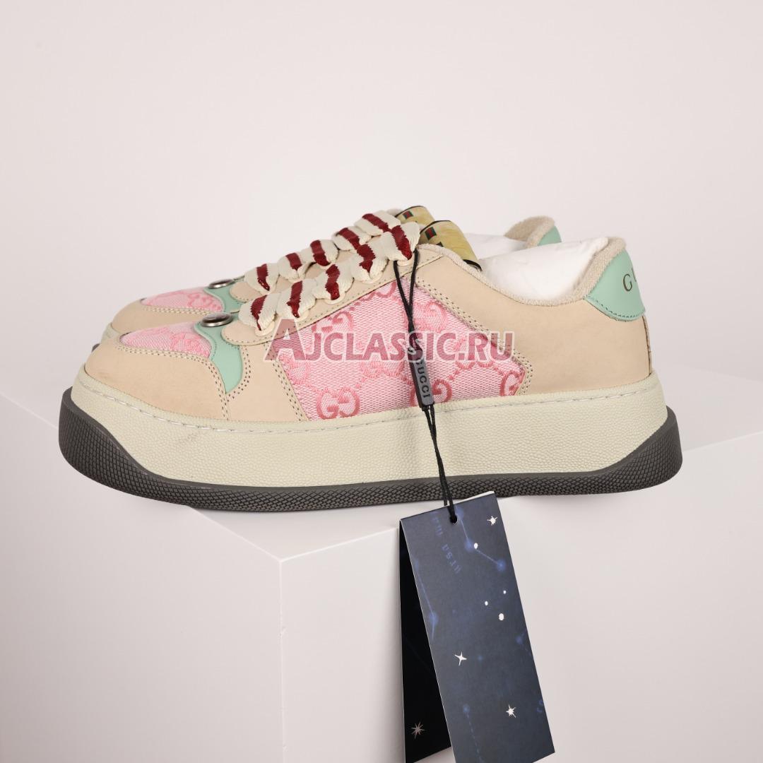 Gucci Screener "GG Monogram - Beige Pink" Wmns Sneaker 750633 FAB4C 5644