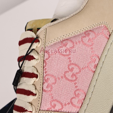 Gucci Screener GG Monogram - Beige Pink Wmns Sneaker Pink/Beige 750633 FAB4C 5644 Replicas Shoes