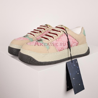 Gucci Screener GG Monogram - Beige Pink Wmns Sneaker Pink/Beige 750633 FAB4C 5644 Replicas Shoes