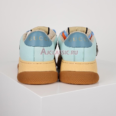 Gucci Screener GG Monogram - Beige Blue Orange Wmns Sneaker Beige/Blue/Orange 757700 FAB4C 2562 Replicas Shoes