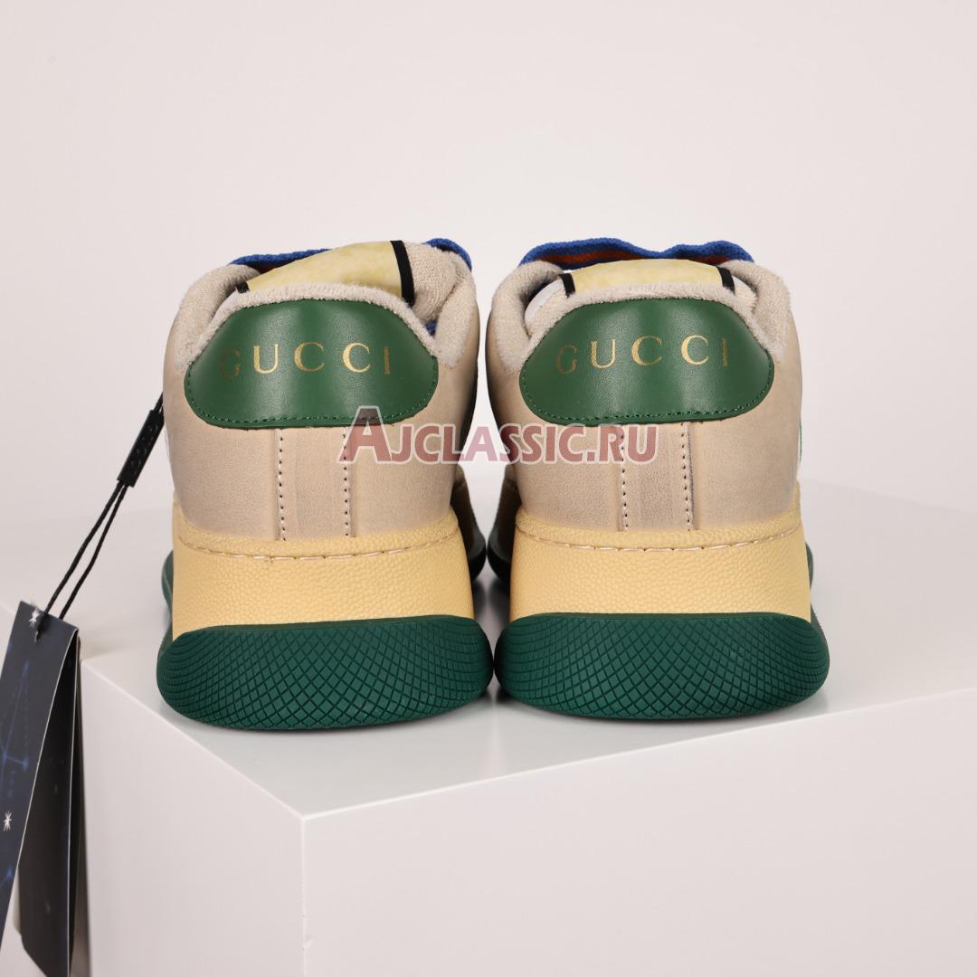 Gucci Screener "Off White Green Red" Sneaker 756465 0YIA0 9547