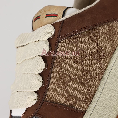 Gucci Screener GG Monogram - Beige Sneaker Beige/Ebony 750048 FAB39 9754 Replicas Shoes