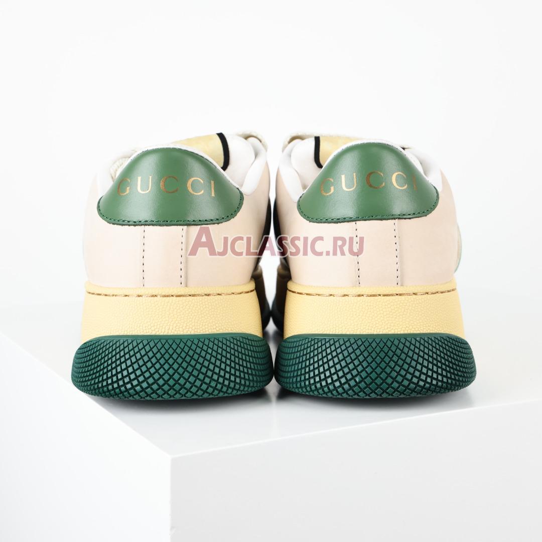 Gucci Screener "GG Motif - Beige Green" Sneaker 777106 AAC72 9554