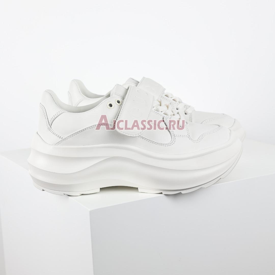 Gucci Wave Wedge "White Leather" Sneaker 805708 AAD50 9014