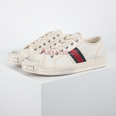 Gucci With Web Low-Top White Sneaker White/White 786366 FADFS 9942 Replicas Shoes