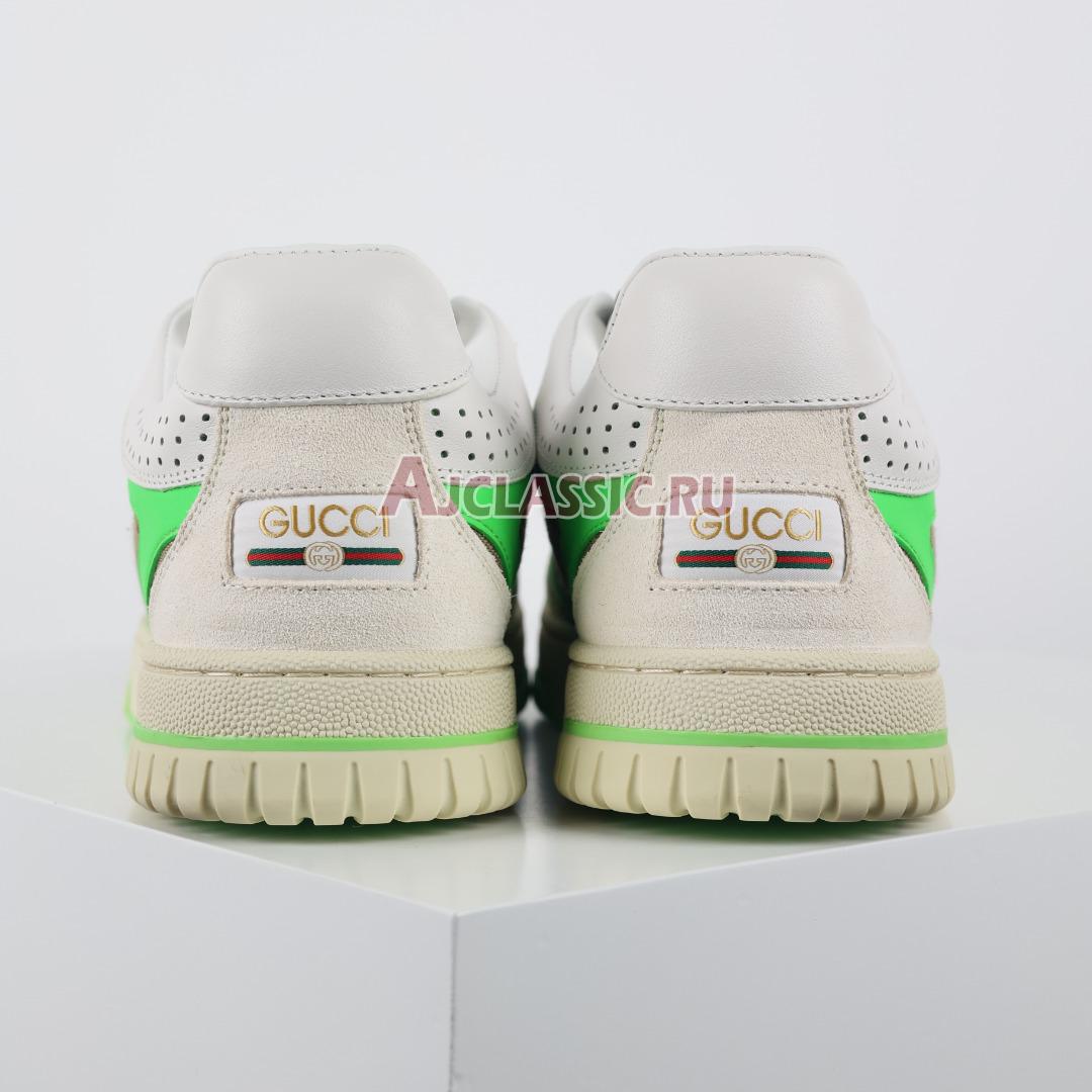 Gucci Re-Web "GG Canvas - Beige Fluorescent Green" Sneaker 787476 AADHW 9571