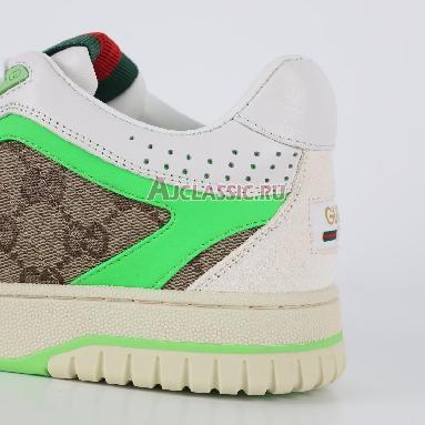 Gucci Re-Web GG Canvas - Beige Fluorescent Green Sneaker Beige/Ebony/Fluorescent Green 787476 AADHW 9571 Replicas Shoes