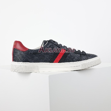 Gucci Ace GG Supreme Canvas - Black Sneaker Black/Red 760775 FACMZ 1065 Replicas Shoes