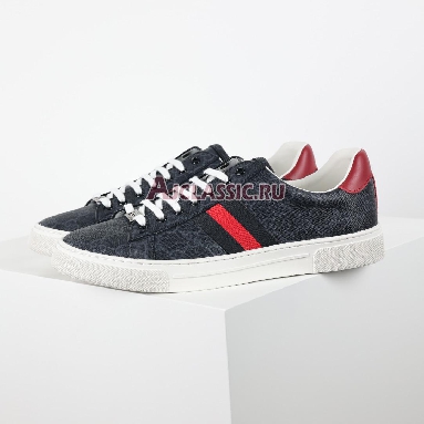 Gucci Ace GG Supreme Canvas - Black Sneaker Black/Red 760775 FACMZ 1065 Replicas Shoes