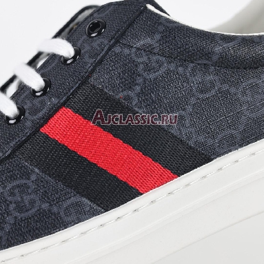 Gucci Ace GG Supreme Canvas - Black Sneaker Black/Red 760775 FACMZ 1065 Replicas Shoes