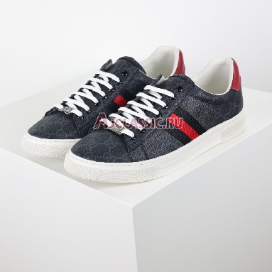 Gucci Ace GG Supreme Canvas - Black Sneaker Black/Red 760775 FACMZ 1065 Replicas Shoes