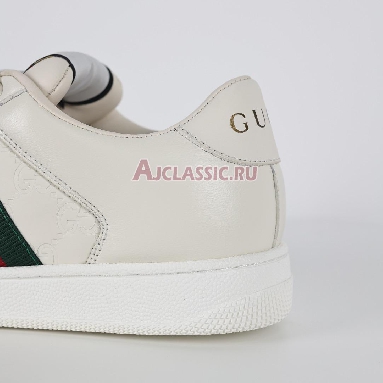 Gucci Screener GG Embossed - White Sneaker White/Red/Green 798785 AADU0 9094 Replicas Shoes