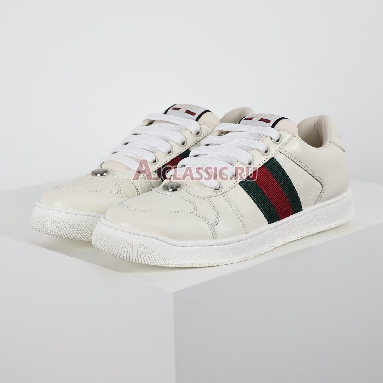 Gucci Screener GG Embossed - White Sneaker White/Red/Green 798785 AADU0 9094 Replicas Shoes