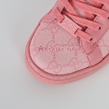 Gucci Ace GG Crystal Canvas - Pink Wmns Sneaker Pink/Green/Red 760774 FACRF 5856 Replicas Shoes