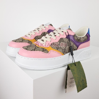 Gucci GG Beige Multi Monogram Wmns Sneaker Beige/Ebony 726850 FABAW 9785 Replicas Shoes