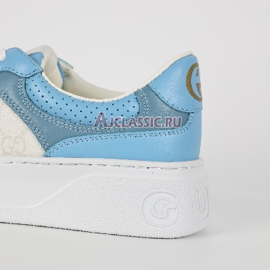 Gucci GG Supreme Blue White Sneaker Blue/White 705211 UPGB0 4941_2 Mens Womens Shoes