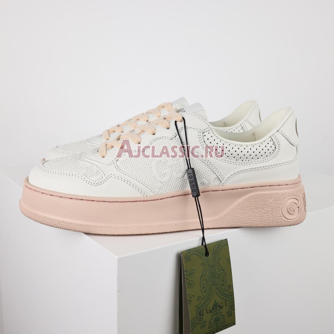 Gucci GG Embossed "White Beige" Wmns Sneaker 684911 1XL10 9014