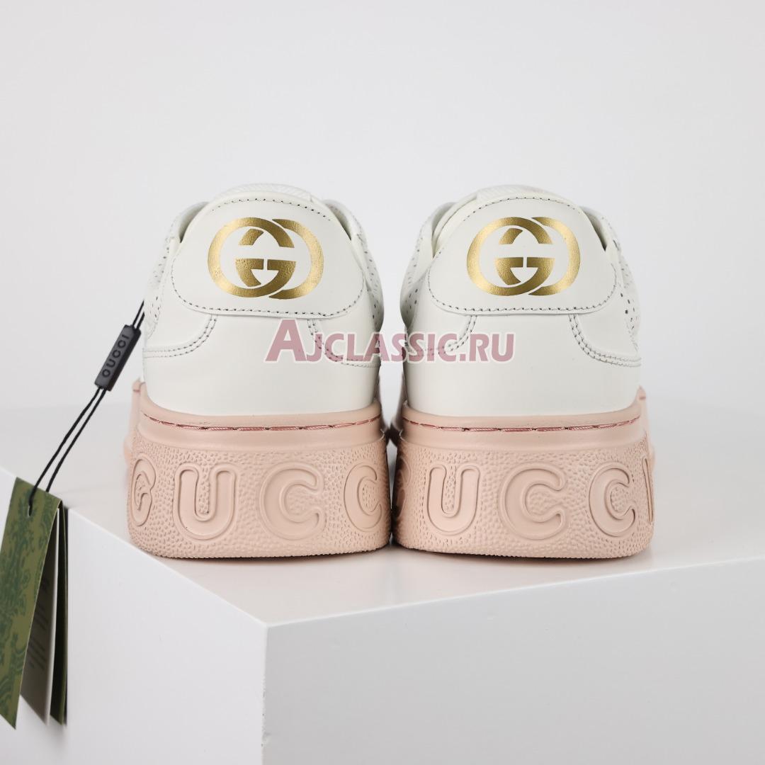 Gucci GG Embossed "White Beige" Wmns Sneaker 684911 1XL10 9014