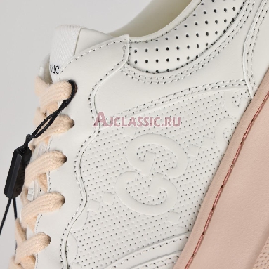 Gucci GG Embossed White Beige Wmns Sneaker White/Beige 684911 1XL10 9014 Replicas Shoes