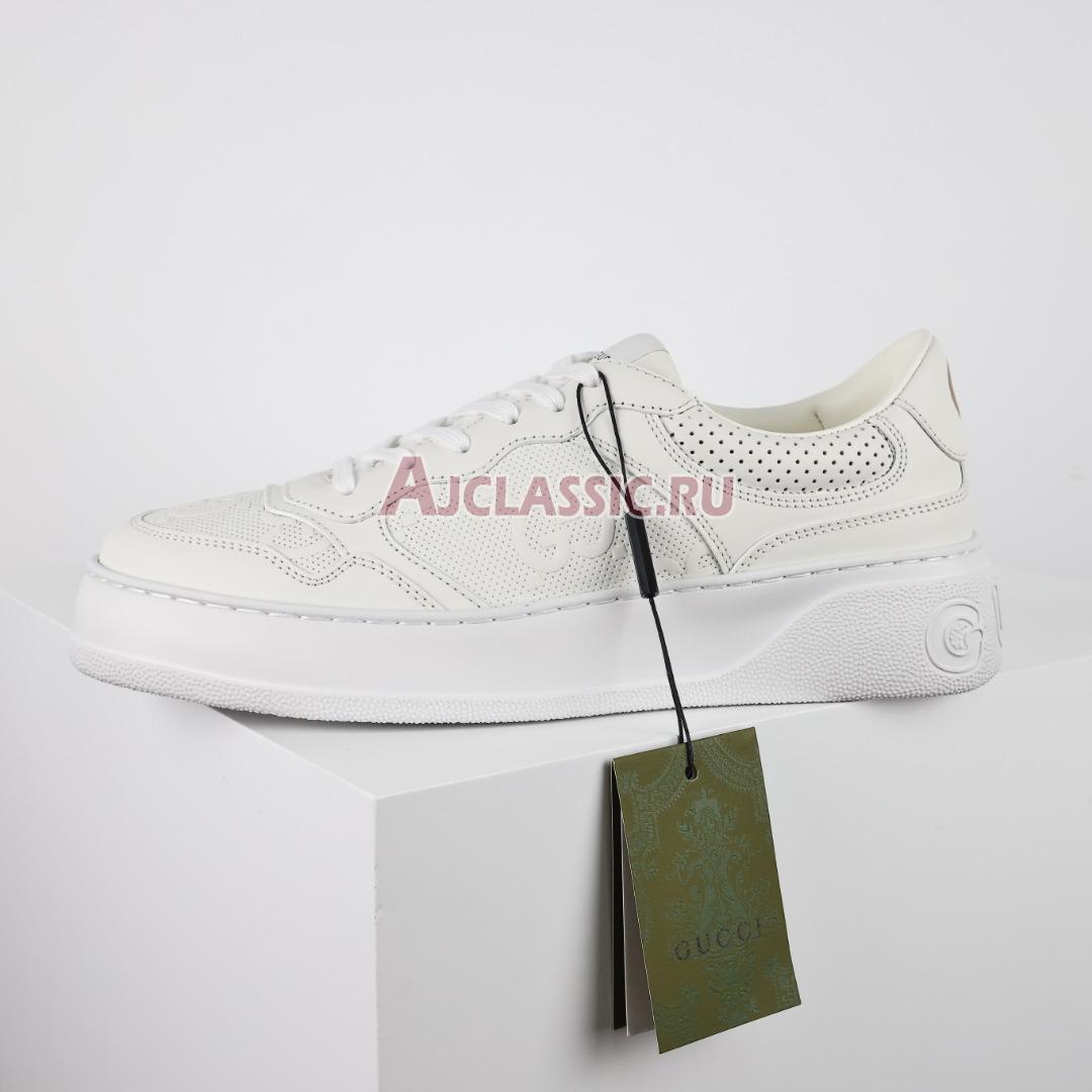 Gucci GG Embossed "White" Sneaker 669582 1XL10 9014