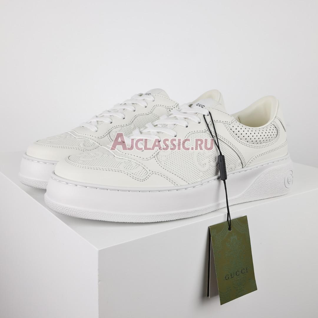 Gucci GG Embossed "White" Sneaker 669582 1XL10 9014