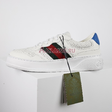 Gucci Chunky GG Web White Blue Sneaker White/Green/Blue 669698 UPG10 9060 Replicas Shoes