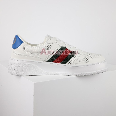 Gucci Chunky GG Web White Blue Sneaker White/Green/Blue 669698 UPG10 9060 Mens Womens Shoes