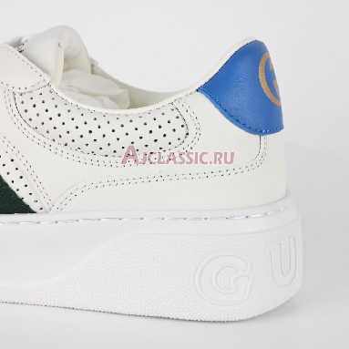 Gucci Chunky GG Web White Blue Sneaker White/Green/Blue 669698 UPG10 9060 Replicas Shoes