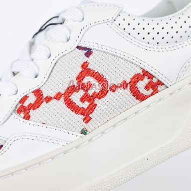 Gucci GG Multicolor Embroidered Wmns Sneaker White/Multi-Color 670408 AABBW 9068 Replicas Shoes