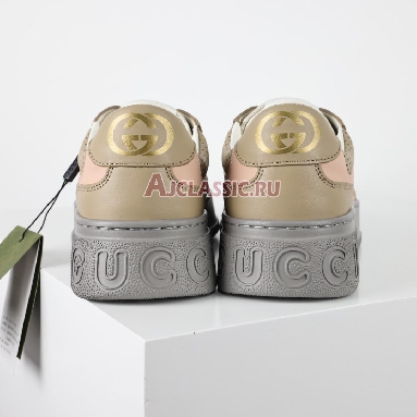 Gucci GG Oatmeal Light Pink Wmns Sneaker Oatmeal/Light Pink/White/Beige 700775 UPG90 9595 Replicas Shoes