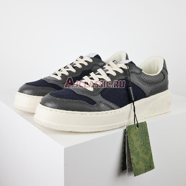 Gucci Lace Up Grey Blue Sneaker Grey/Blue 726543 AABNK 1152 Replicas Shoes