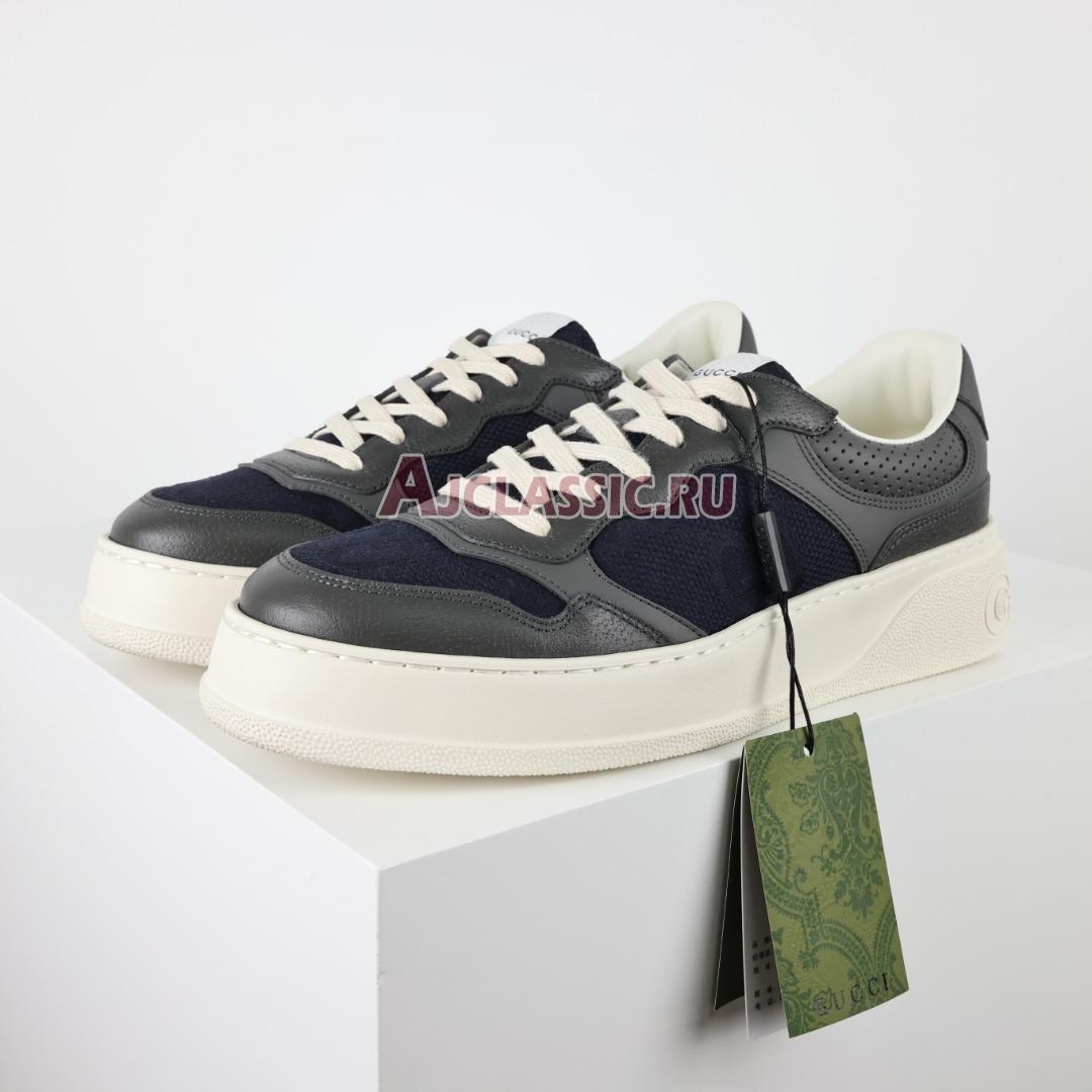 Gucci Lace Up "Grey Blue" Sneaker 726543 AABNK 1152