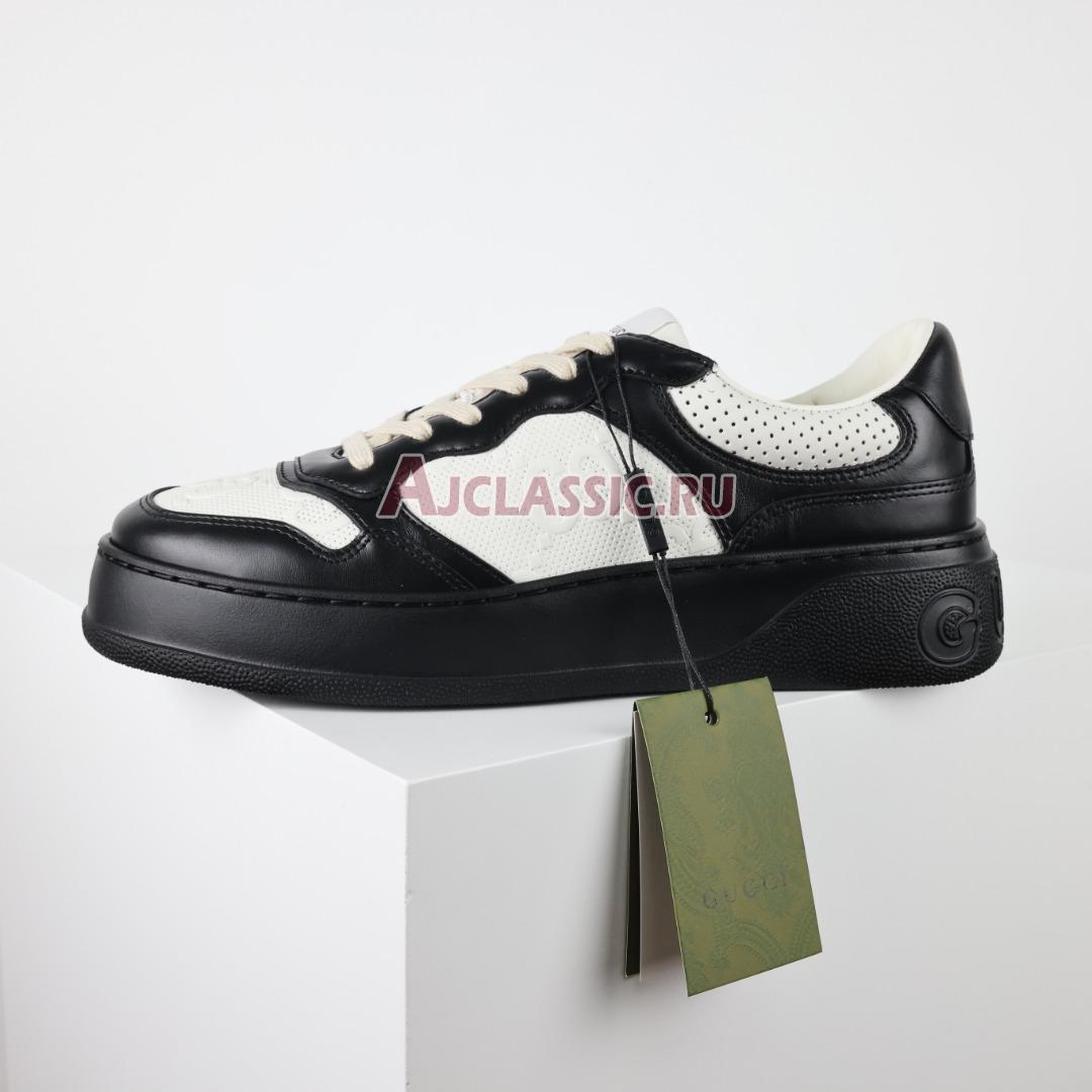 Gucci GG Embossed "Black White" Sneaker 669582 AAA4T 1068