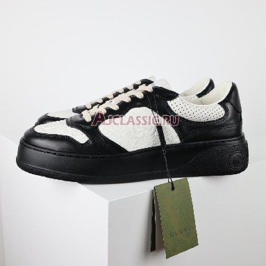 Gucci GG Embossed Black White Sneaker Black/White 669582 AAA4T 1068 Replicas Shoes