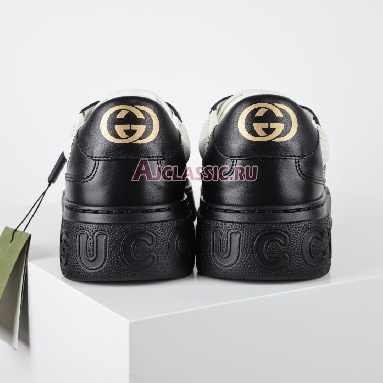 Gucci GG Embossed Black White Sneaker Black/White 669582 AAA4T 1068 Replicas Shoes