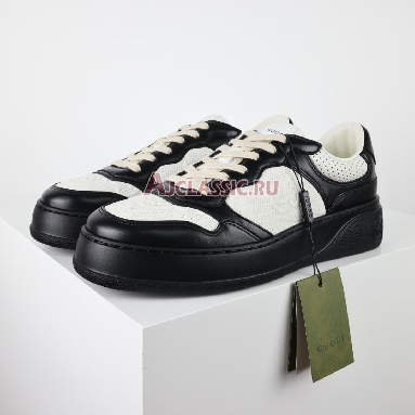 Gucci GG Embossed Black White Sneaker Black/White 669582 AAA4T 1068 Replicas Shoes