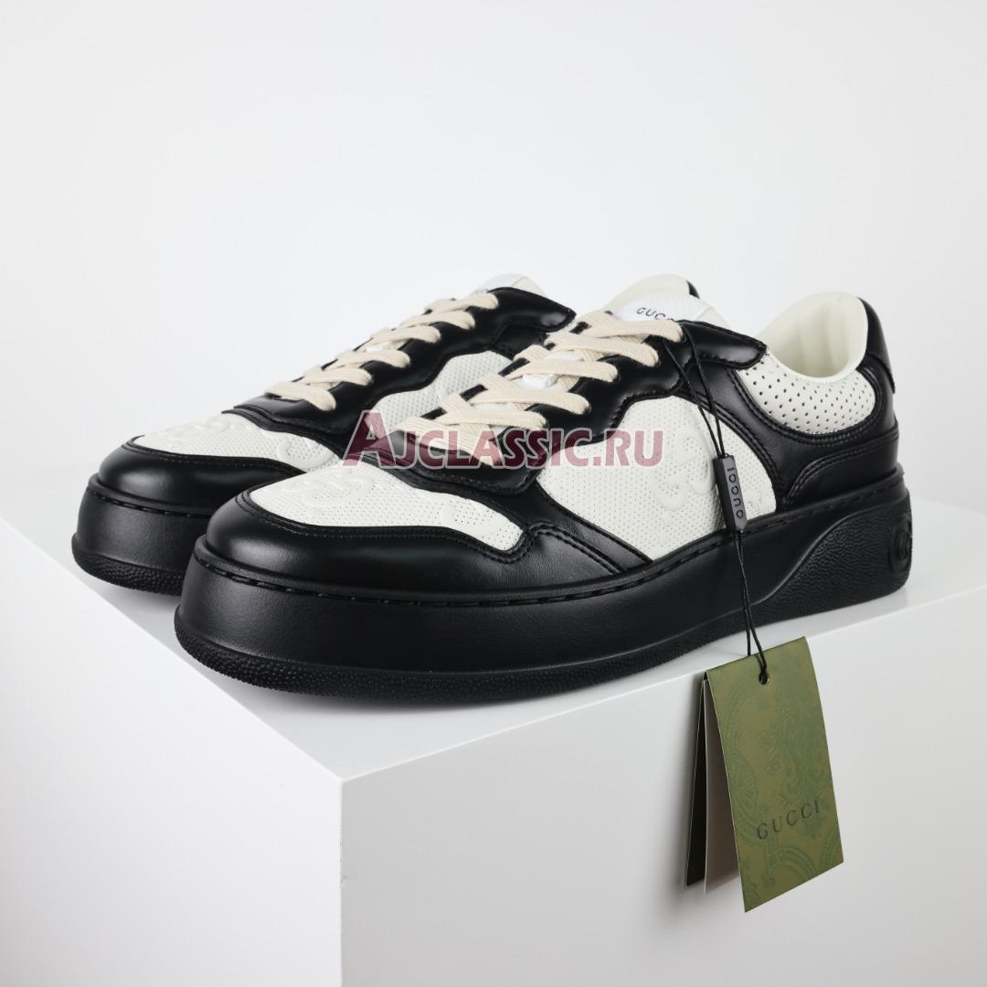 Gucci GG Embossed "Black White" Sneaker 669582 AAA4T 1068