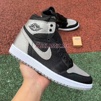 Air Jordan 1 Retro High OG Satin Shadow Black/Medium Grey/White FD4810-010 Replicas Shoes