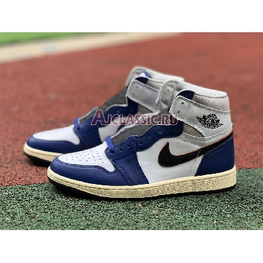 Air Jordan 1 Retro High OG Rare Air Deep Royal Blue White/Black/Neutral Grey/Deep Royal Blue/Muslin DZ5485-100 Replicas Shoes