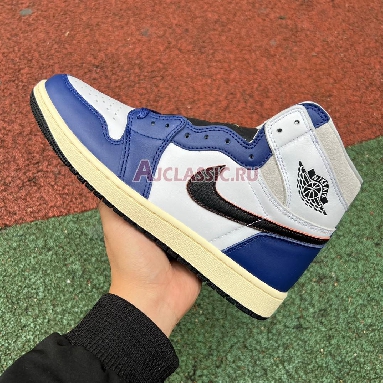 Air Jordan 1 Retro High OG Rare Air Deep Royal Blue White/Black/Neutral Grey/Deep Royal Blue/Muslin DZ5485-100 Replicas Shoes