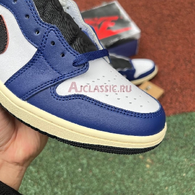 Air Jordan 1 Retro High OG Rare Air Deep Royal Blue White/Black/Neutral Grey/Deep Royal Blue/Muslin DZ5485-100 Replicas Shoes