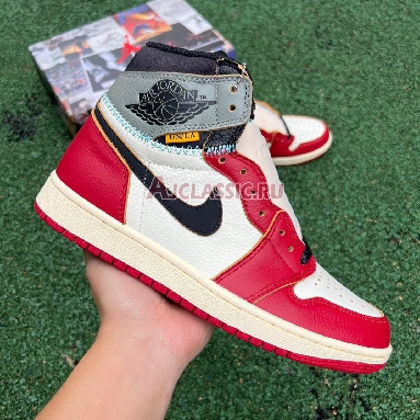 Union LA x Air Jordan 1 Retro High OG SP Chicago Shadow Varsity Red/Black/Sail/Shadow Grey/Muslin HV8563-600 Mens Womens Shoes